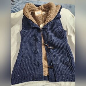 Soft and cozy hooded vest
